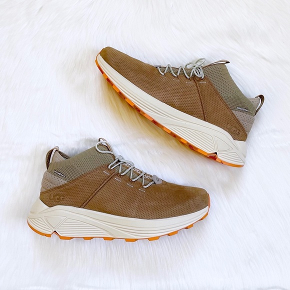 UGG Men’s Miwo Sport High Hyperweave In Oak - Picture 2 of 8